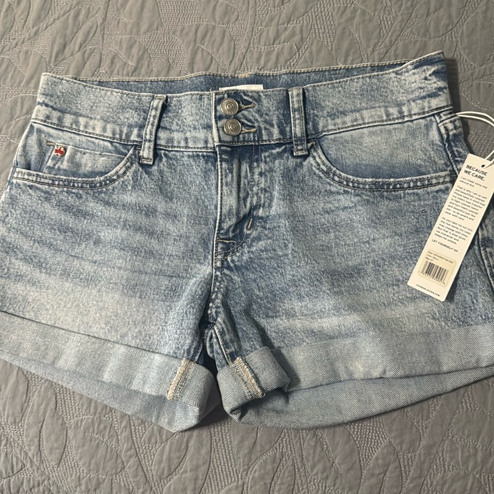 Hudson Ruby Mid Thigh Jean Shorts Size 27 NWT